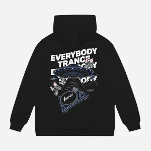 Hoodie Farci x Everybody Trance - Black