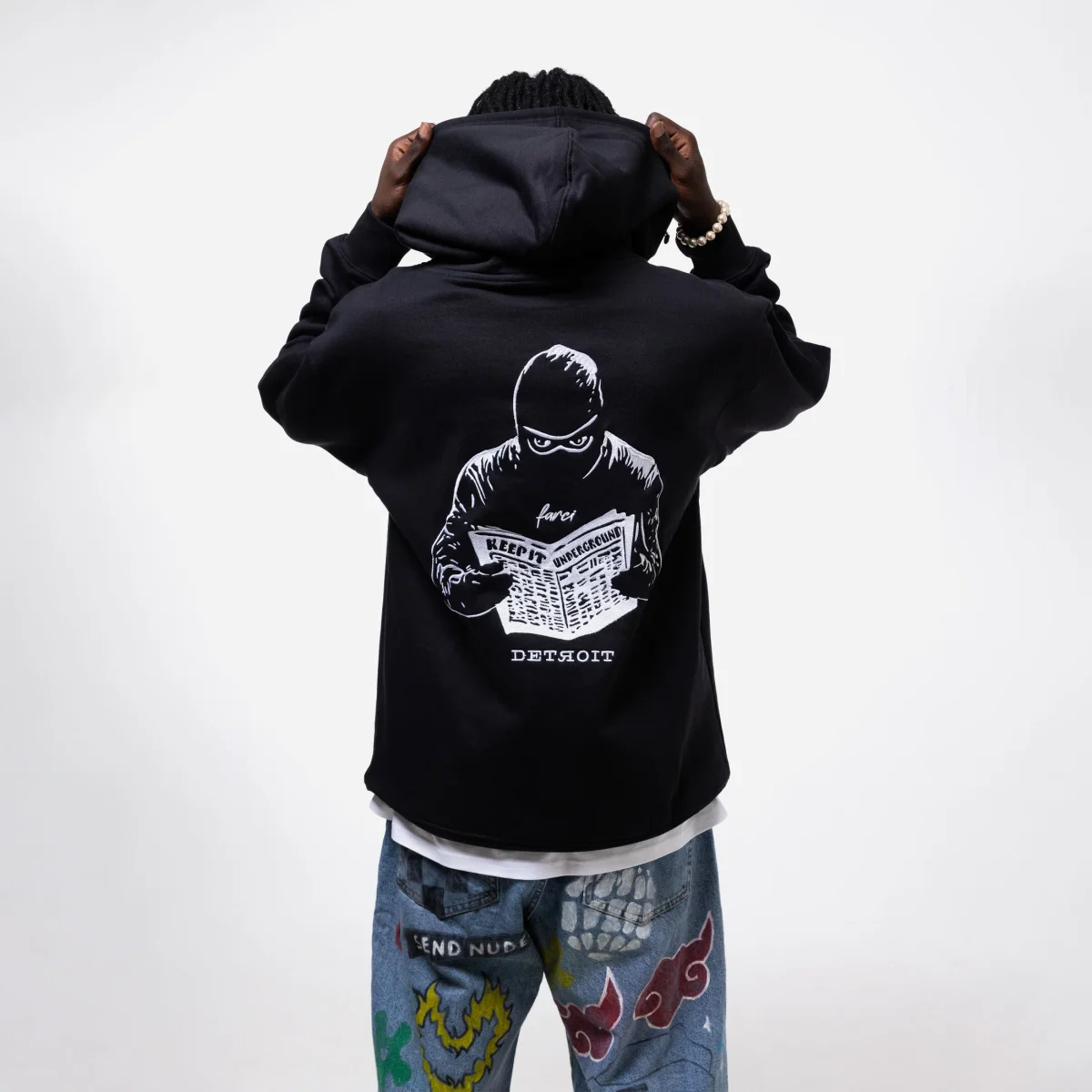 Farci - Keep Hoodie - Black – Image 6