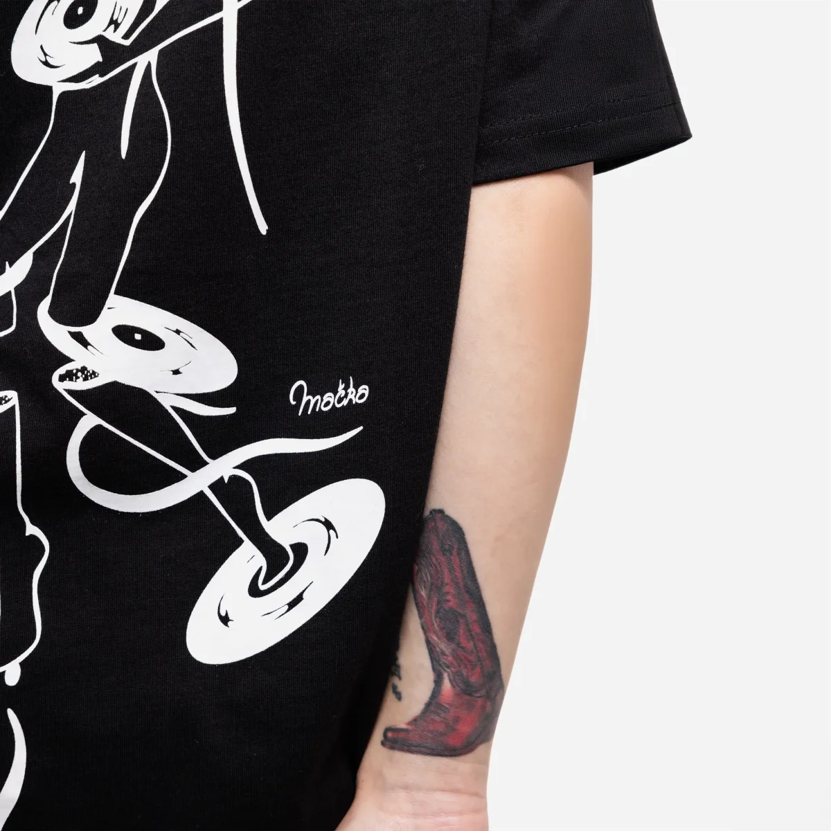 T-shirt Farci x Léna Macka - Lena Tee Black (Capsule Artiste) – Image 6