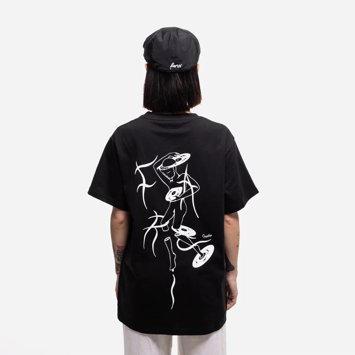 T-shirt Farci x Léna Macka - Lena Tee Black (Capsule Artiste) – Image 8