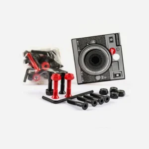 Film Trucks - Mounting Hardware - Black / Red
