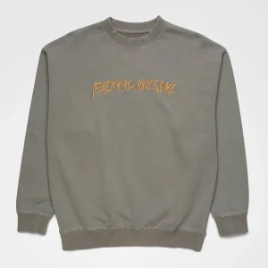 Fucking Awesome - Distressed Stamp Crew - Acid Grey