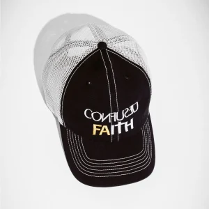Fucking Awesome - Confused Faith Trucker Hat - Black