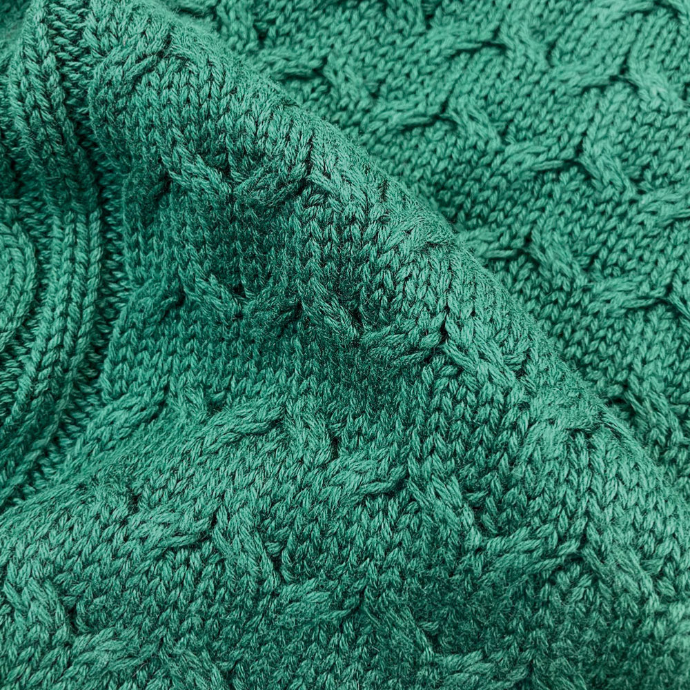 GOODIES SPORTIVE - CABLE KNITTED - Green – Image 4