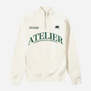 GOODIES SPORTIVE - ATELIER HALF ZIP - Butter