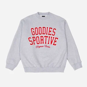 Sweatshirt Goodies Sportive Baseball Crewneck - Grey