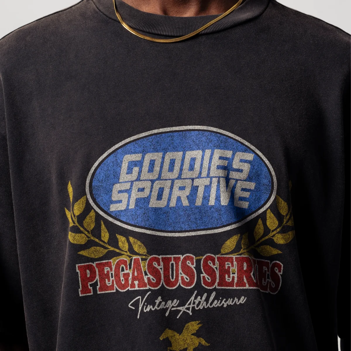 T-shirt Goodies Sportive - Caesar Premium Black Fadeout – Image 4