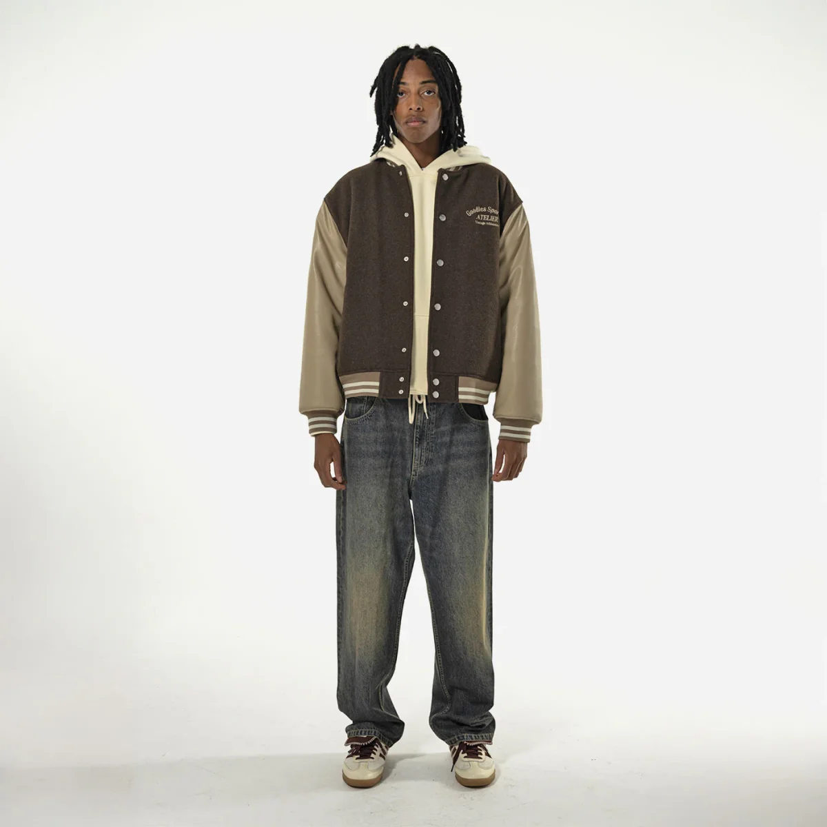 Goodies Sportive - Praliné Pegasus Varsity - Brown / Butter – Image 4