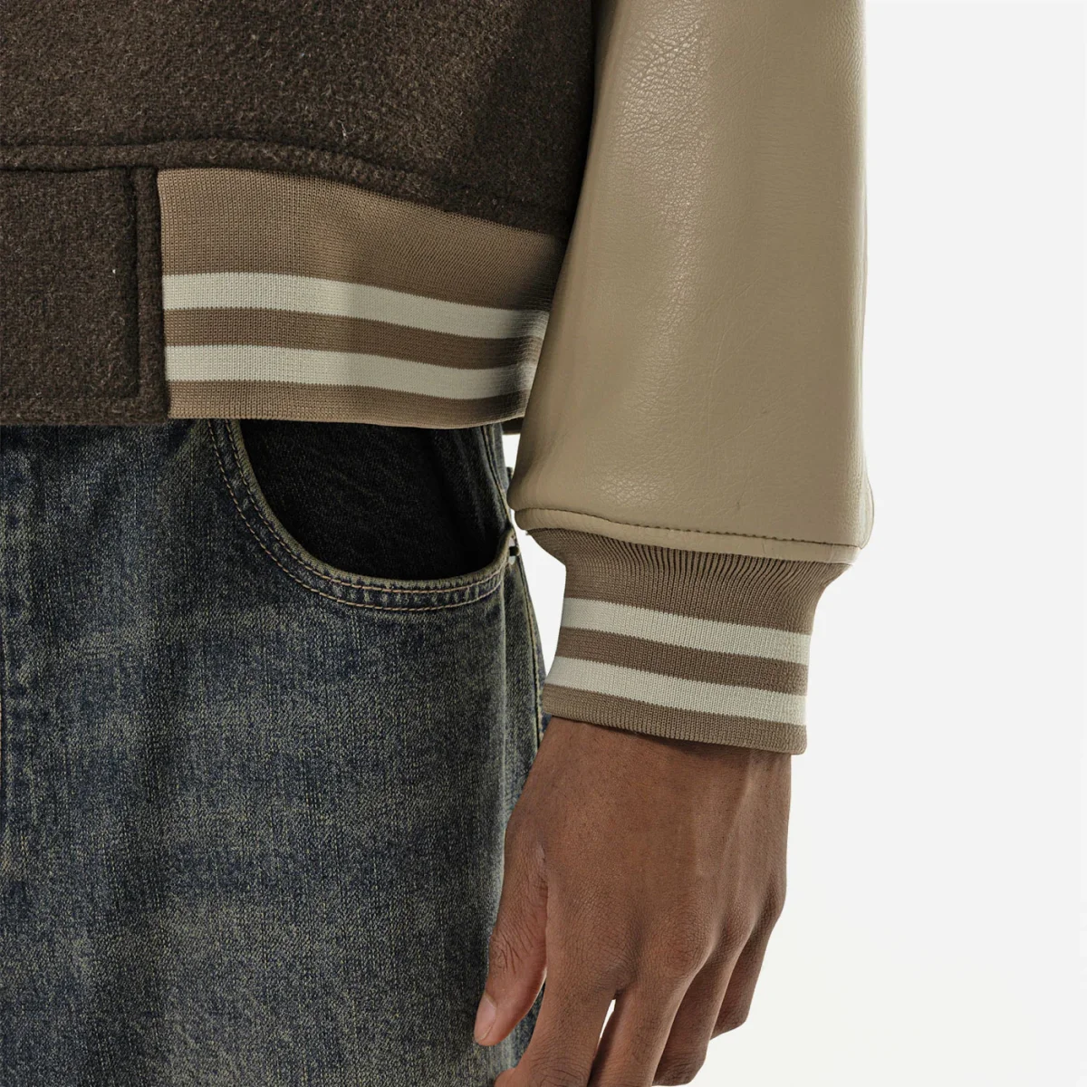 Goodies Sportive - Praliné Pegasus Varsity - Brown / Butter – Image 8