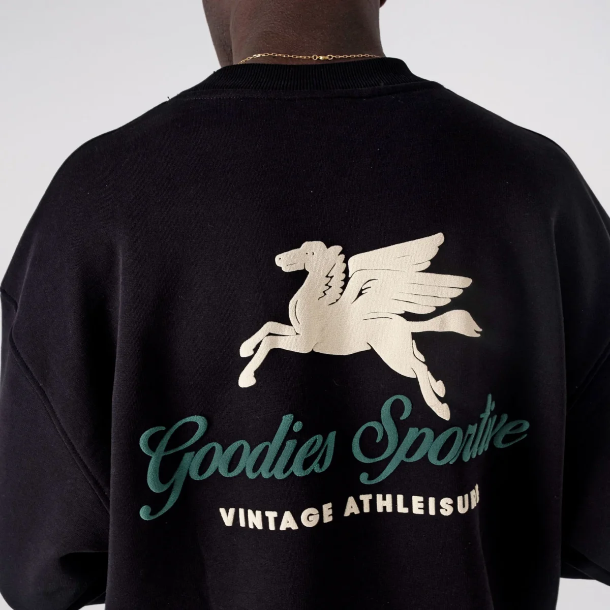 Goodies Sportive - Premium Crewneck 550gms - Black – Image 6