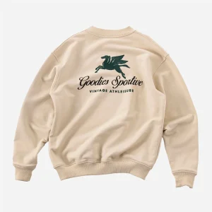 Goodies Sportive - Premium Humus Crewneck - Ecru