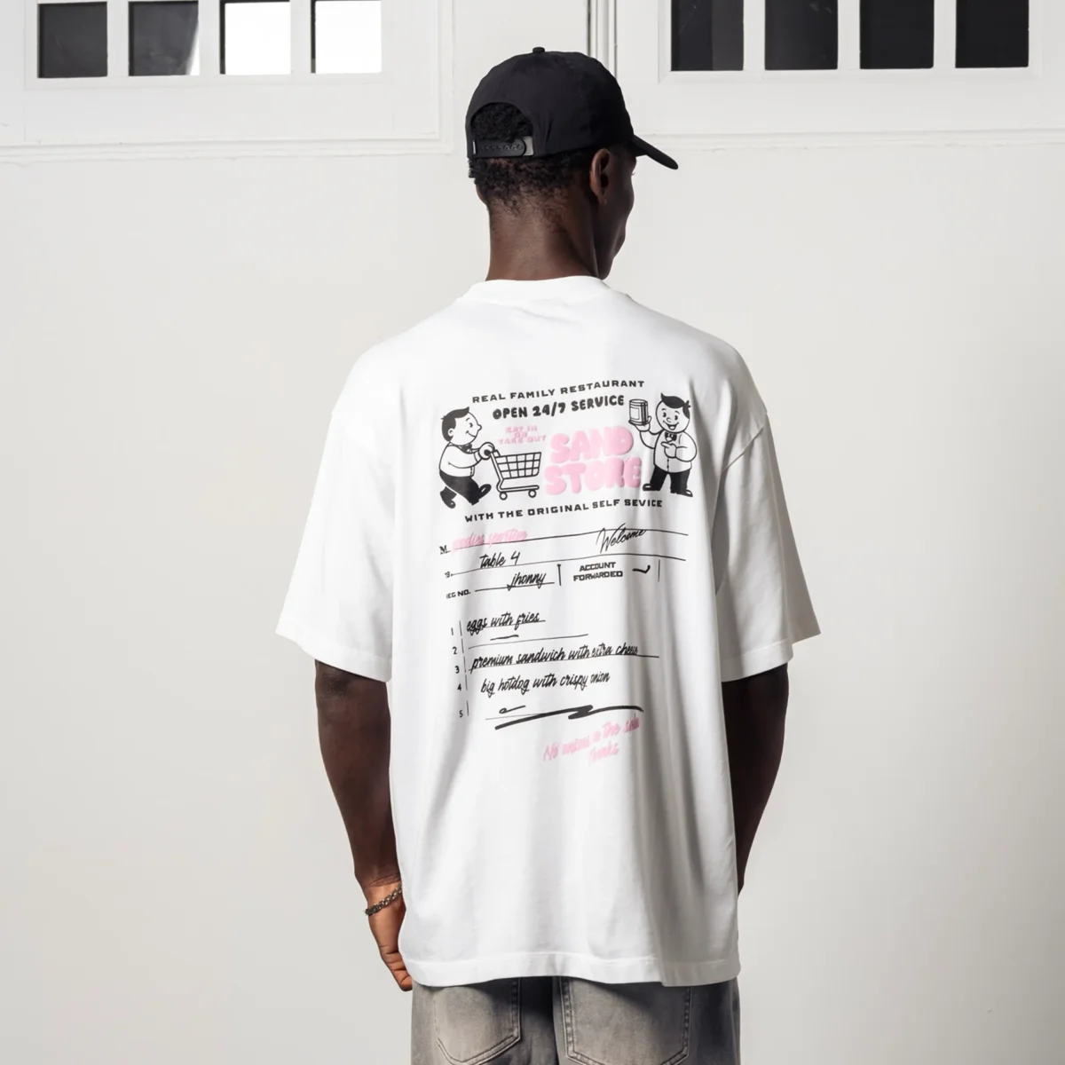 T-shirt Goodies Sportive Sand Store - White – Image 4