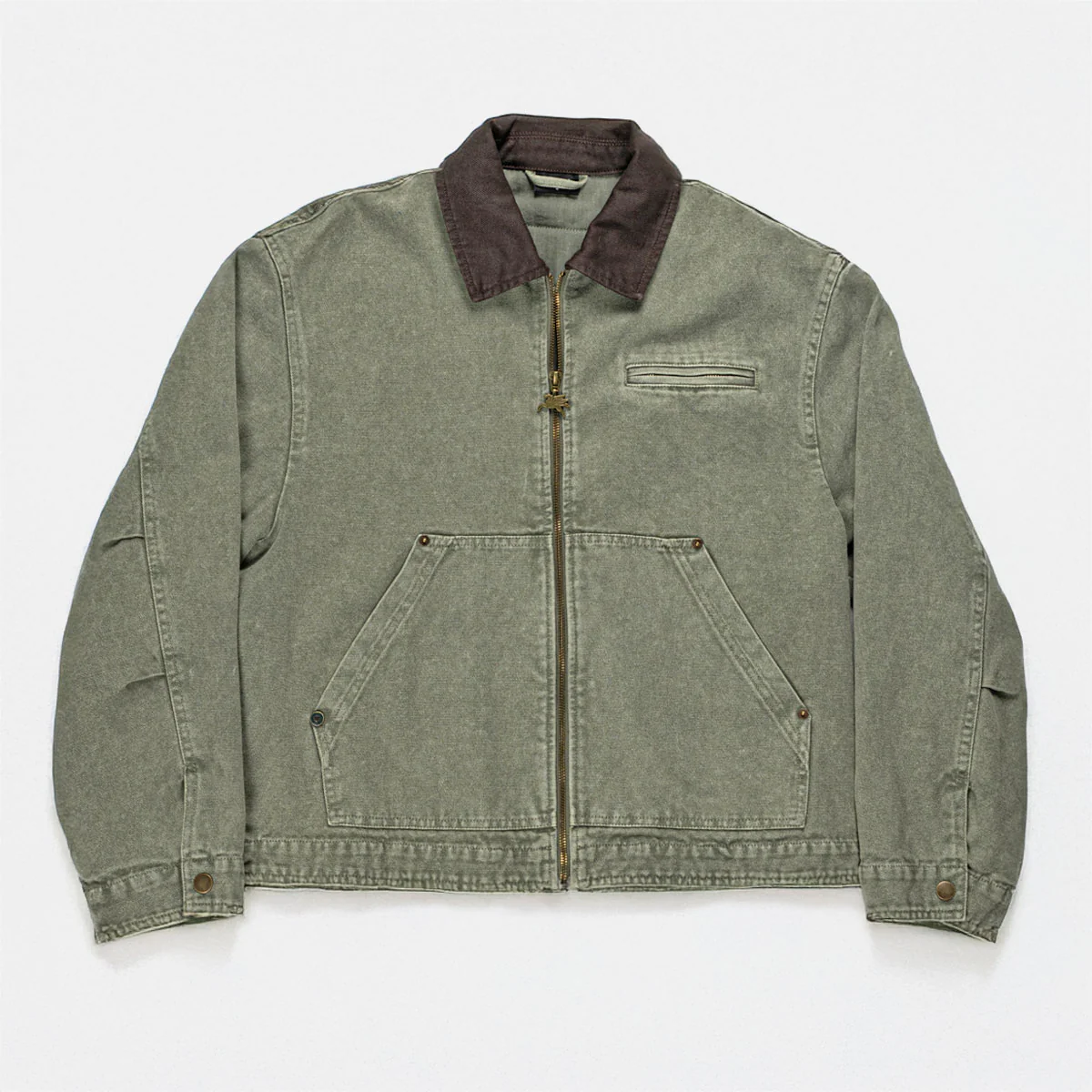 Goodies Sportive - Thyme Jacket Vintage Effect - Green – Image 2
