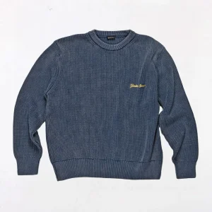 Goodies Sportive - Washed Insignia Premium Knit - Blue / Mustard