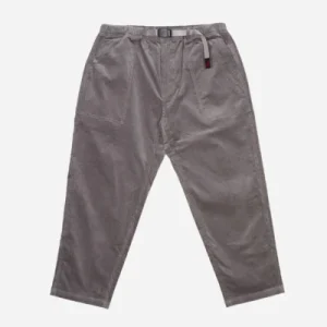 GRAMICCI - CORDUROY LOOSE TAPERED PANTS - Grey