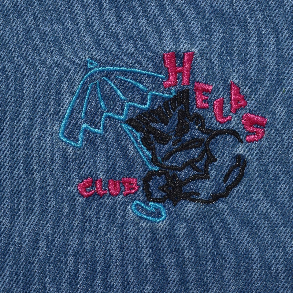 Hélas- Bad Washed Denim Shirt - Light Blue – Image 4