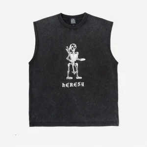 Heresy London - Skeleton Vest - Ash