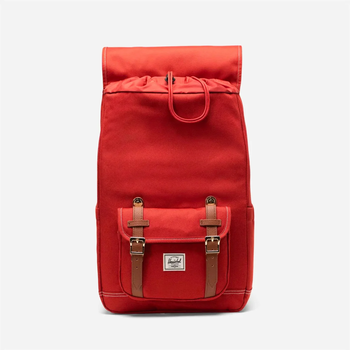 HERSCHEL - NEW LITTLE AMERICA MID-VOLUME - Red Ochre White Stitch – Image 3