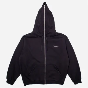 Hoddle - Full Length Zip Hood - Black