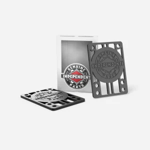 Independent - 1/8 Inch Riser 2 pack - Black