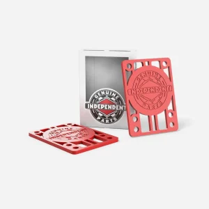 Independent - 1/8 Inch Riser 2 pack - Red