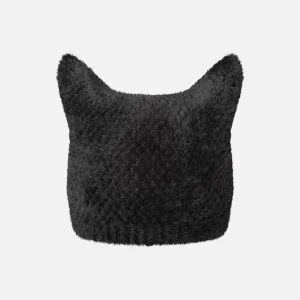 Kangol - Faux Fur Pointed Beanie - Black