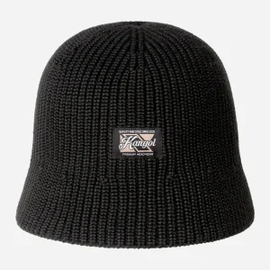 KANGOL - WASHED KNIT BUCKET - BLACK