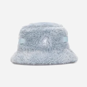 KANGOL - FAUX SHEARLING UTILITY BUCKET - GLACIER