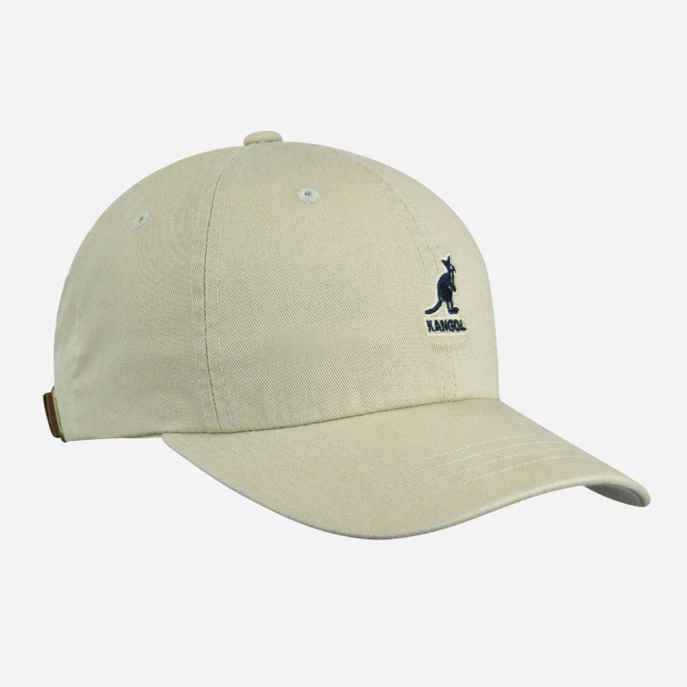 Kangol - Washed Baseball - Khaki – Image 3