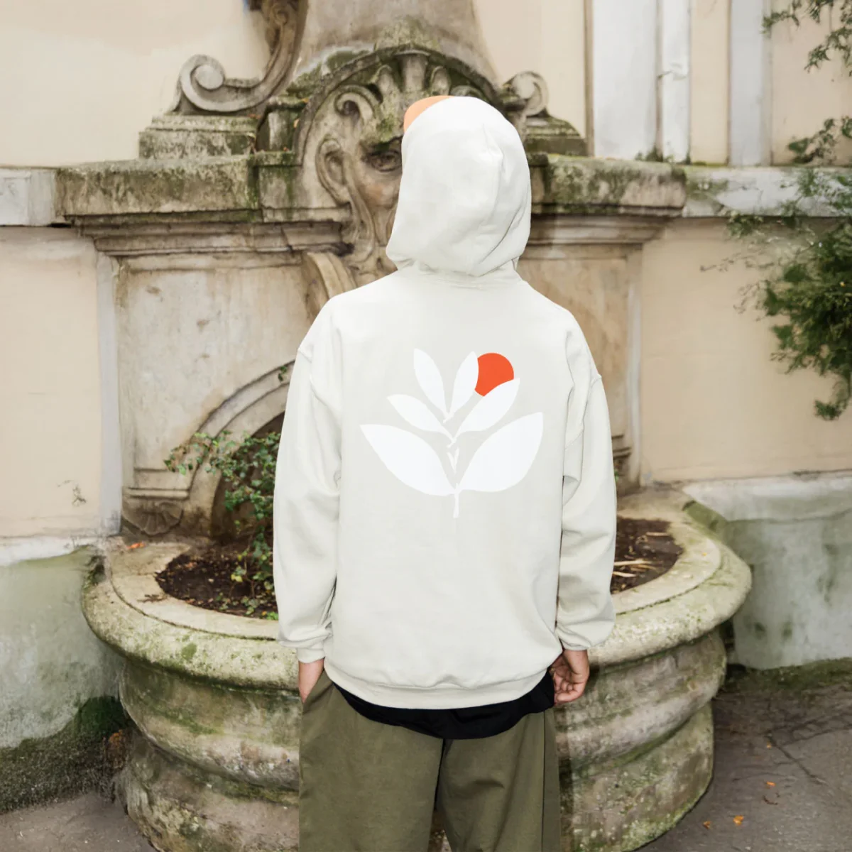 Magenta - Fly Hoodie - Natural – Image 5