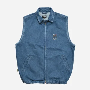 MAGENTA - LOVER VEST - LIGHT BLUE