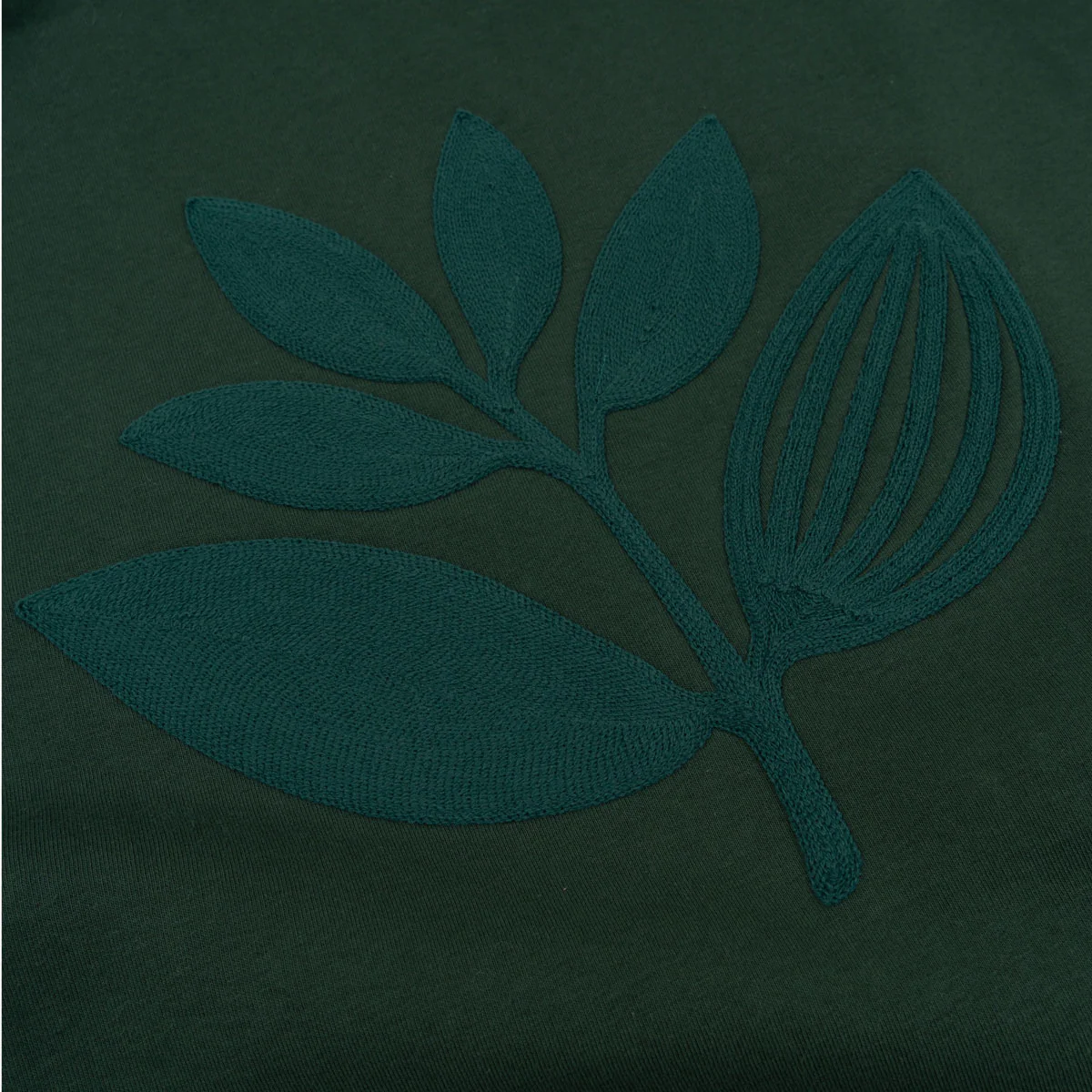 Magenta - Patch Zipped Hoodie - Green – Image 5