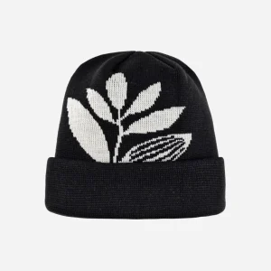 MAGENTA - PLANTASIA KNIT BEANIE - Black