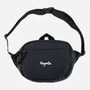 Magenta - Script Banana Bag - Black