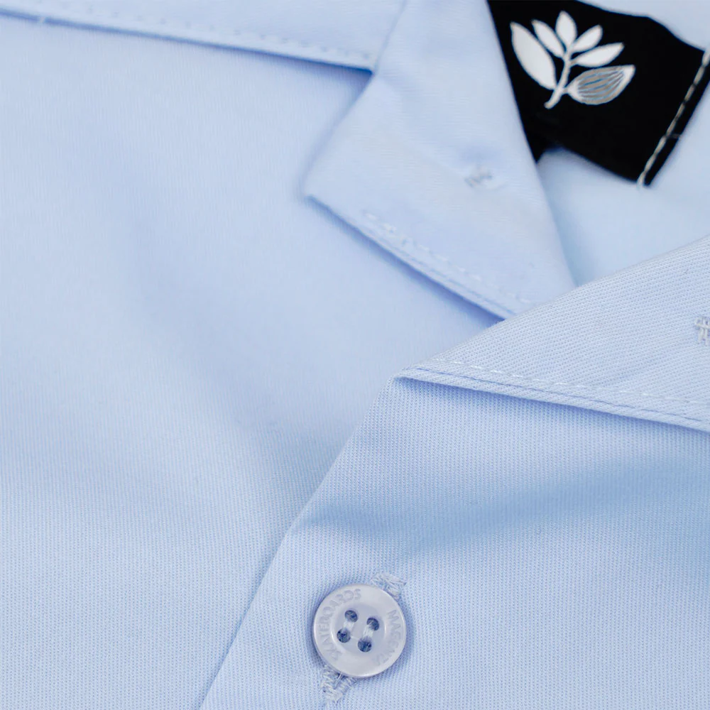 MAGENTA - BOWLING SHIRT - LIGHT BLUE – Image 5