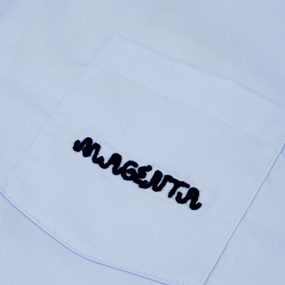 MAGENTA - BOWLING SHIRT - LIGHT BLUE – Image 6