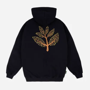MAGENTA - TREE PLANT HOODIE - BLACK