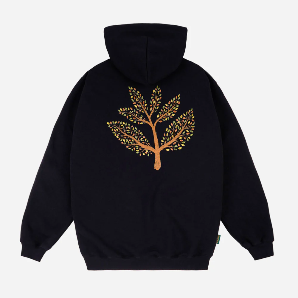 MAGENTA - TREE PLANT HOODIE - BLACK – Image 2
