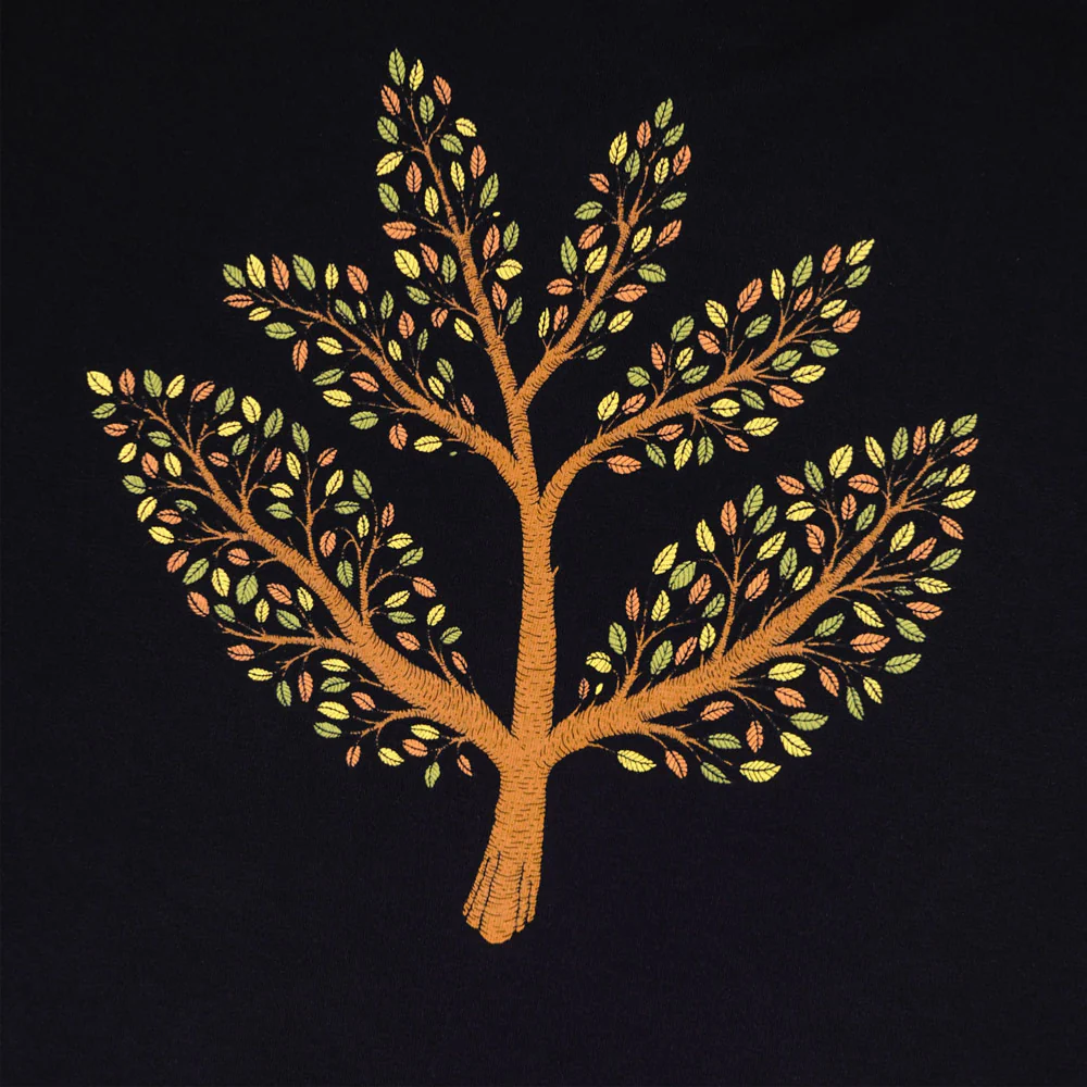 MAGENTA - TREE PLANT HOODIE - BLACK – Image 4