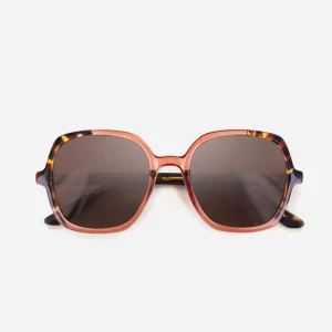Moken - Monique - Pink Tortoise / Gradient Brown