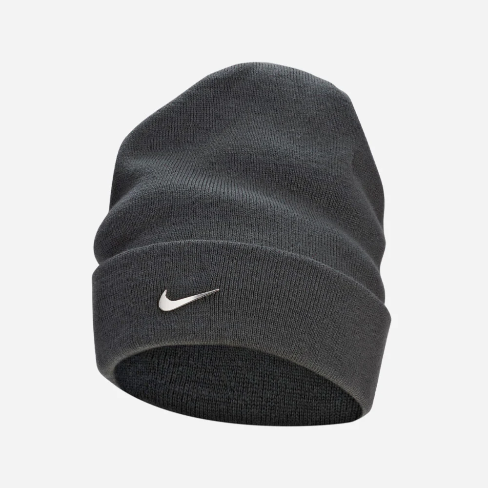 Nike - Peak beanie - Anthracite - Metallic Silver – Image 2