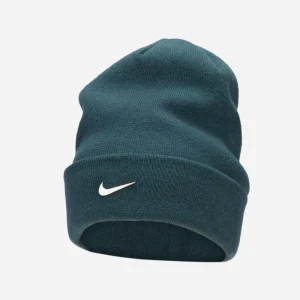 NIKE - PEAK BEANIE - Deep Jungle - Metallic Silver