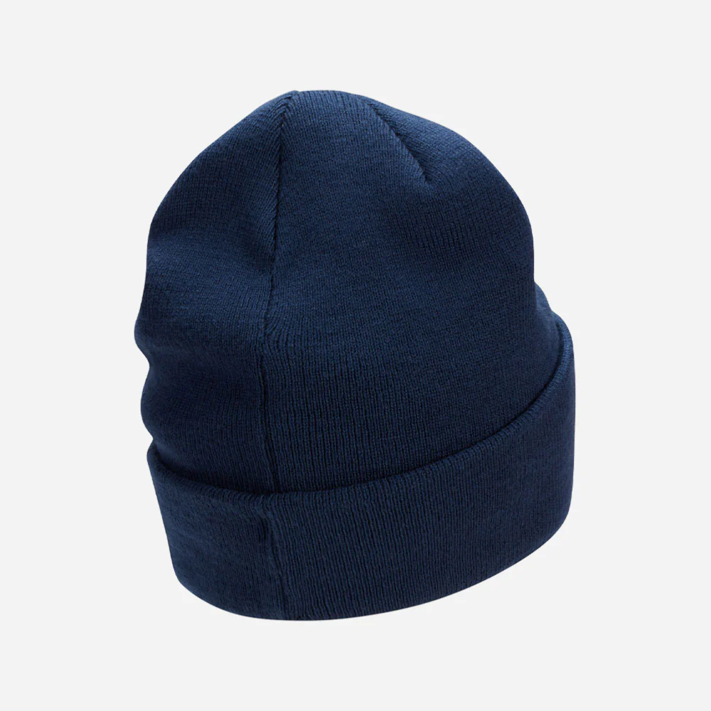 Nike - Peak beanie - Midnight Navy - Metallic Silver – Image 3