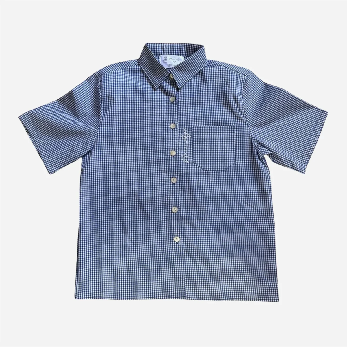 New Age - Button Up Shirt - Navy – Image 2