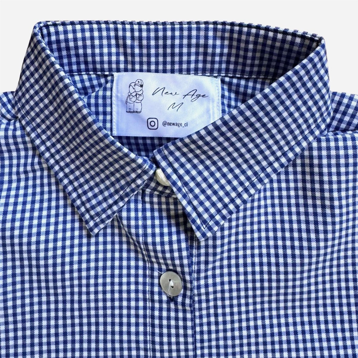 New Age - Button Up Shirt - Navy – Image 5