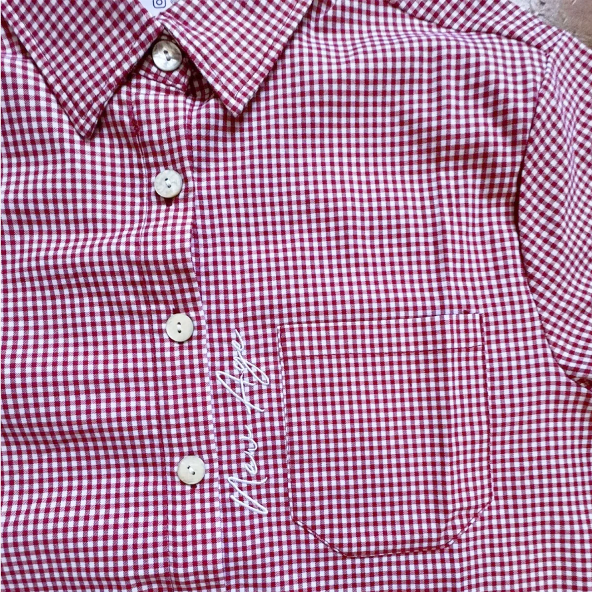 New Age - Button Up Shirt - Red – Image 3