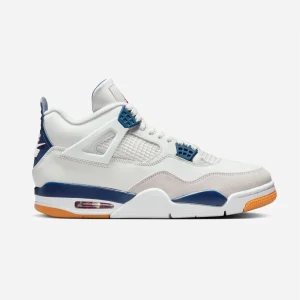Nike SB - Air Jordan 4 - Summit White / White - Navy - Neutral Grey
