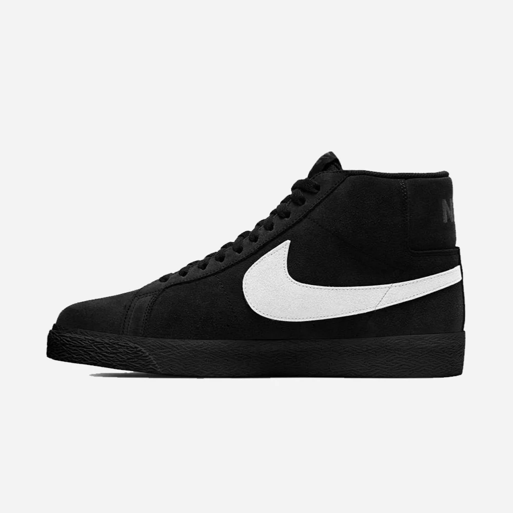 NIKE SB BLAZER MID - Black White Black Black – Image 3