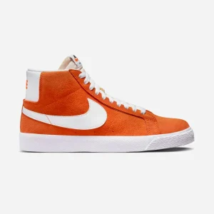 NIKE SB - BLAZER MID - Safety Orange - White