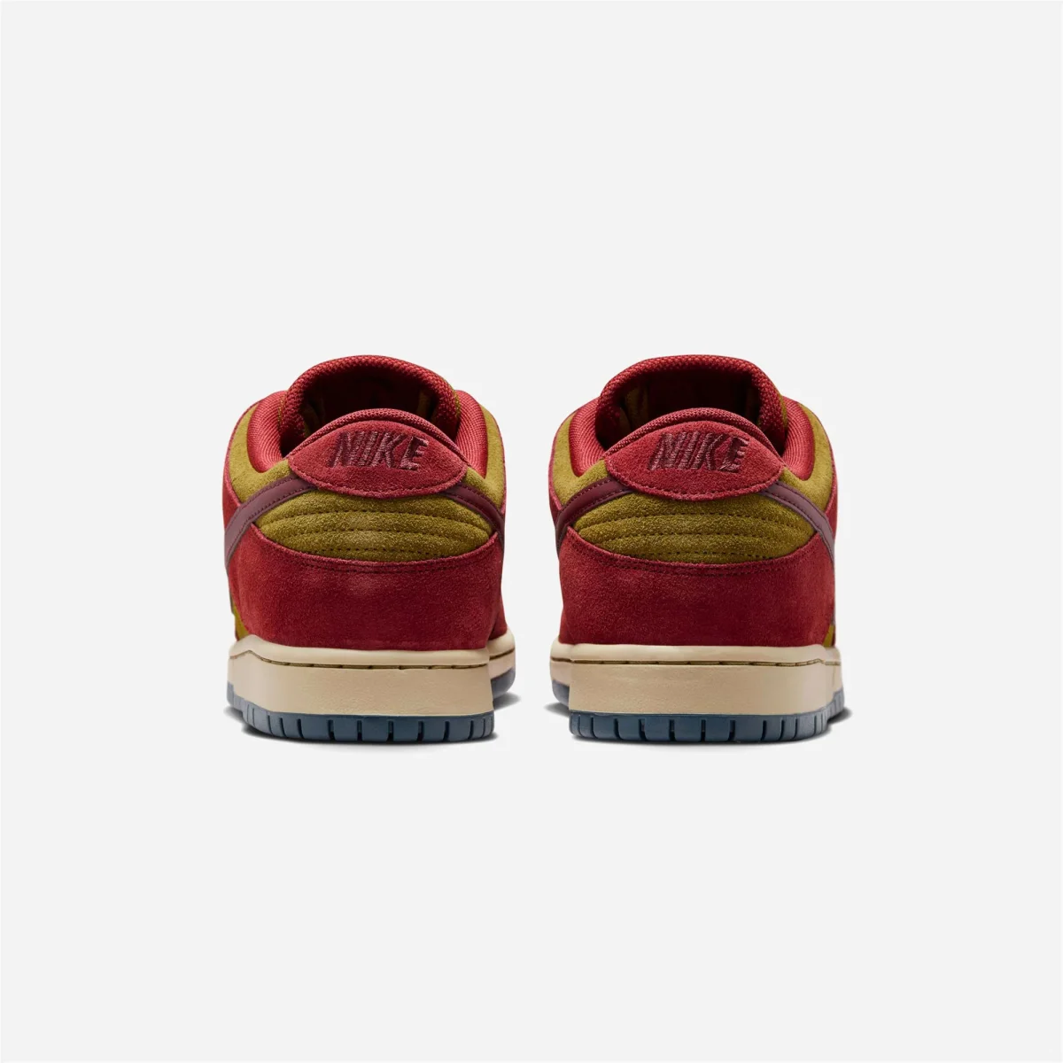 Nike SB - Dunk Low Pro - Dark Team Red / Burgundy Crush Olive Flak – Image 5